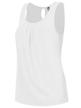 Load image into Gallery viewer, Summer Sleeveless Pleated Blouse
