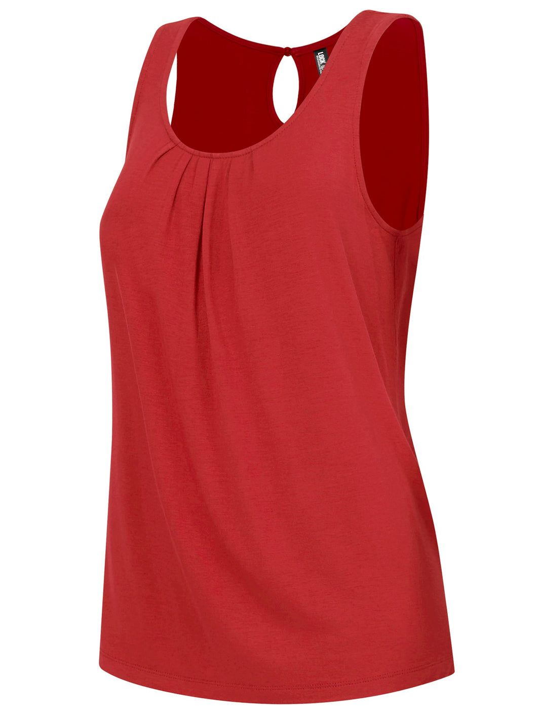 Summer Sleeveless Pleated Blouse