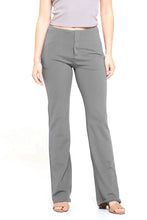 Load image into Gallery viewer, Gray Fashion Flare Pant With Zipper Pockets
