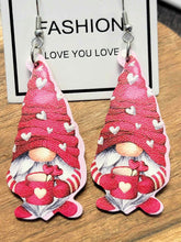 Load image into Gallery viewer, Valentine&#39;s Day Faux Leather Earrings
