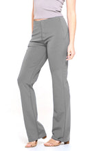 Load image into Gallery viewer, Gray Fashion Flare Pant With Zipper Pockets
