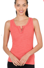 Load image into Gallery viewer, Ribbed Tank Top
