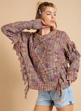 Load image into Gallery viewer, Wild West Fringe Sweater
