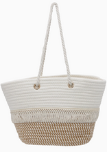 Load image into Gallery viewer, Shabby Chic Braided Tote
