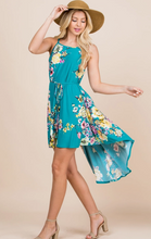 Load image into Gallery viewer, Floral High Low Dress
