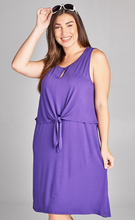 Load image into Gallery viewer, Plus Size Solid Jersey Dress
