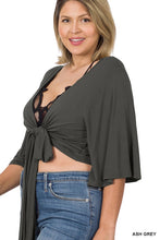 Load image into Gallery viewer, LUXE RAYON CROPPED CARDIGAN
