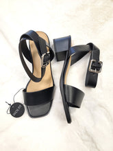 Load image into Gallery viewer, WIDE FIT OPEN TOE, ANKLE STRAP, CASUAL, BLOCK HEELS
