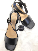 Load image into Gallery viewer, WIDE FIT OPEN TOE, ANKLE STRAP, CASUAL, BLOCK HEELS

