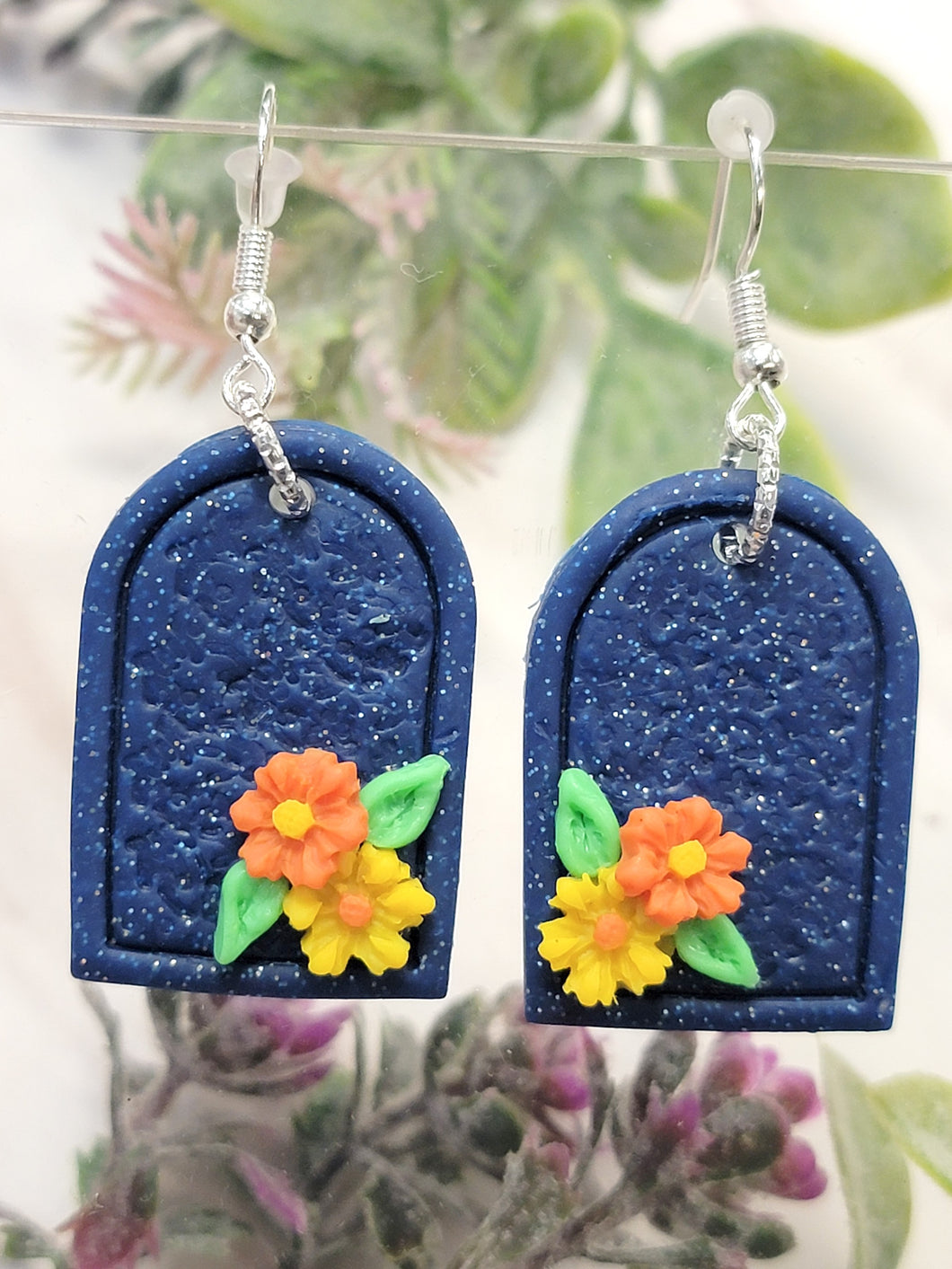 Polymer Clay Earrings Florals