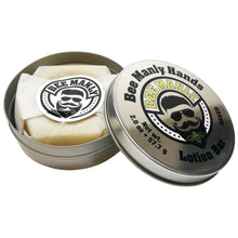 Load image into Gallery viewer, Bee Manly Hands Lotion Bar
