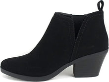 Load image into Gallery viewer, Ankle Boots with V Slit &amp; Block Heel
