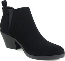 Load image into Gallery viewer, Ankle Boots with V Slit &amp; Block Heel
